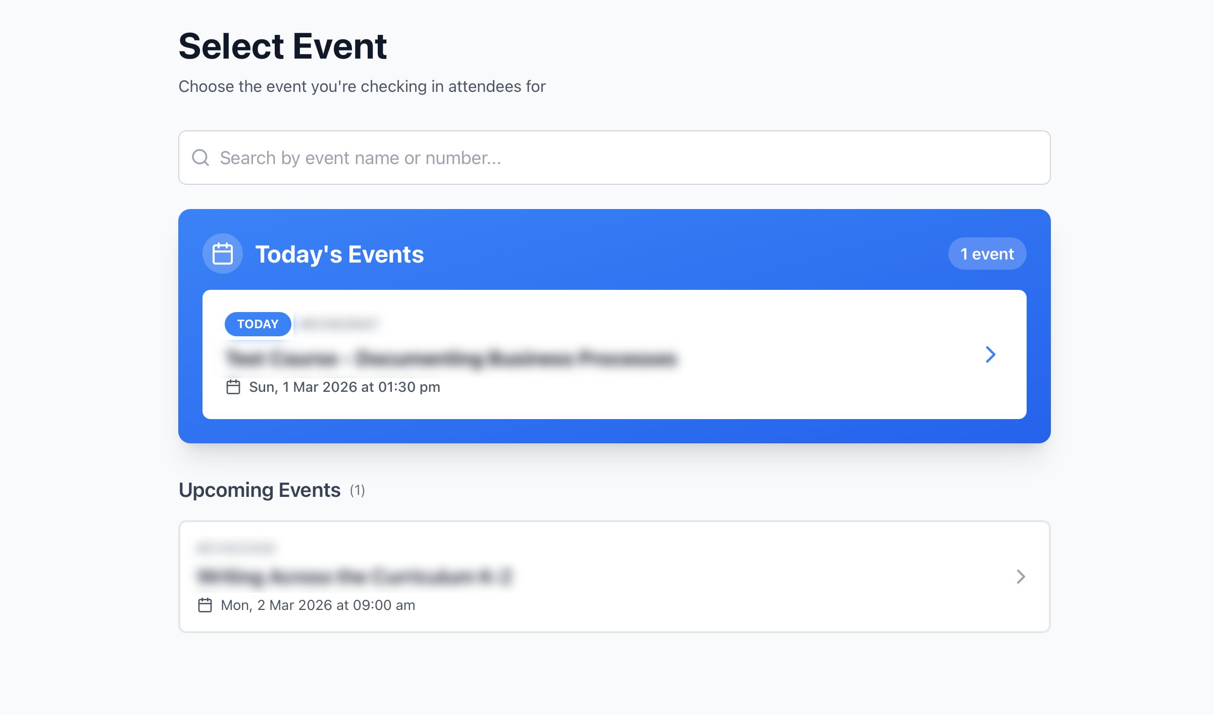 Check-in App