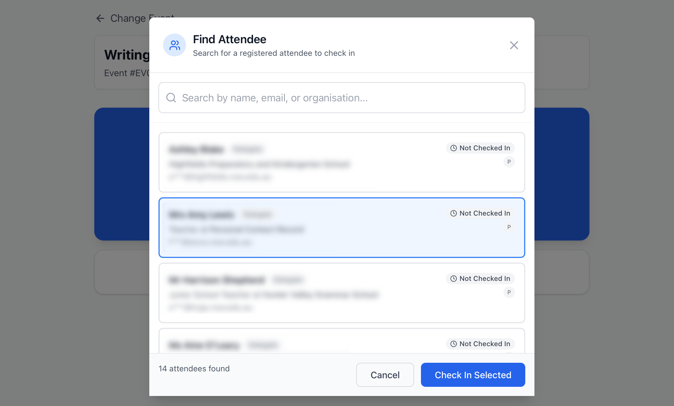 Check-in App